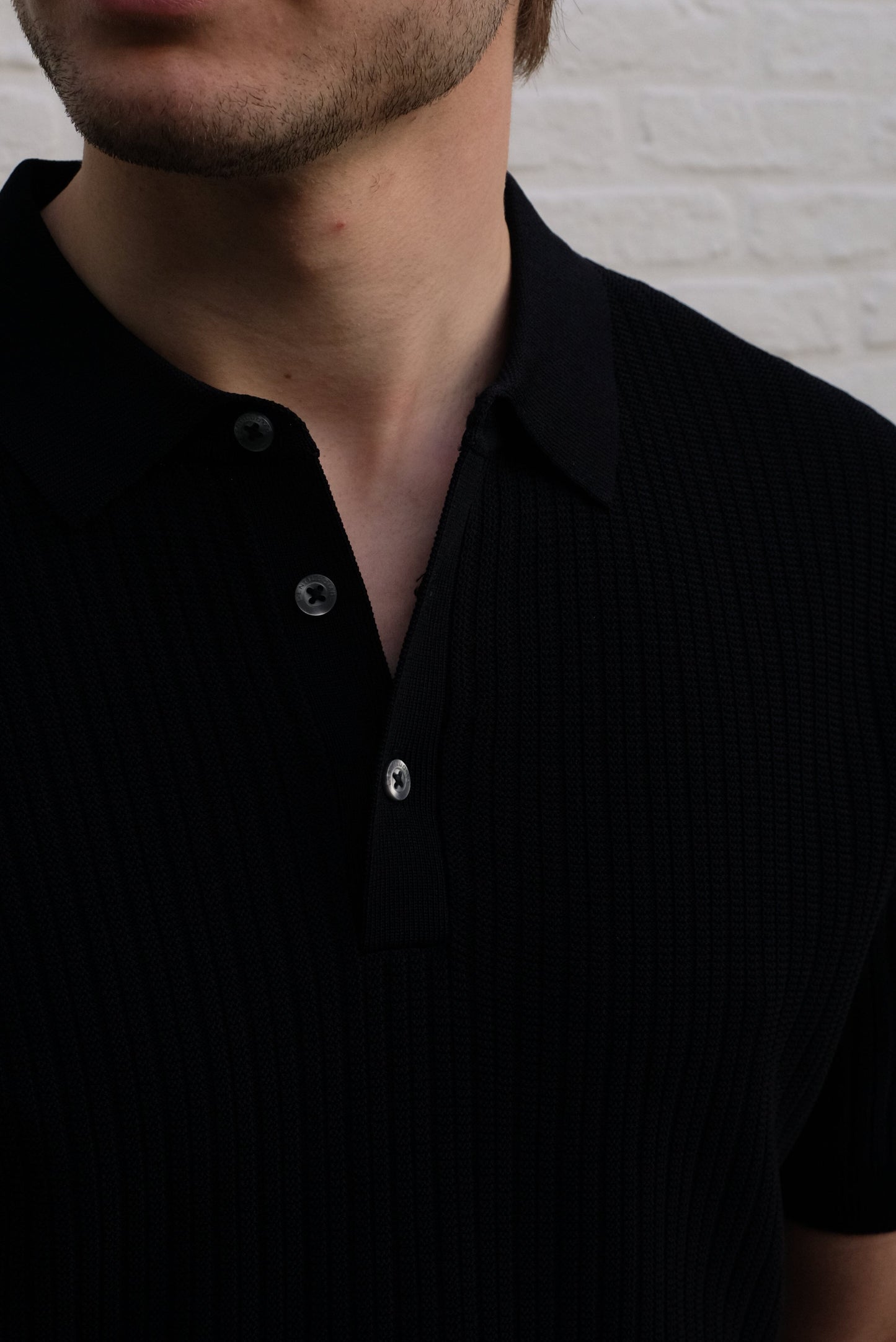 
                  
                    GENTILUOMO - 3 Button Tech Polo Donkerblauw Polo's Gentiluomo 
                  
                