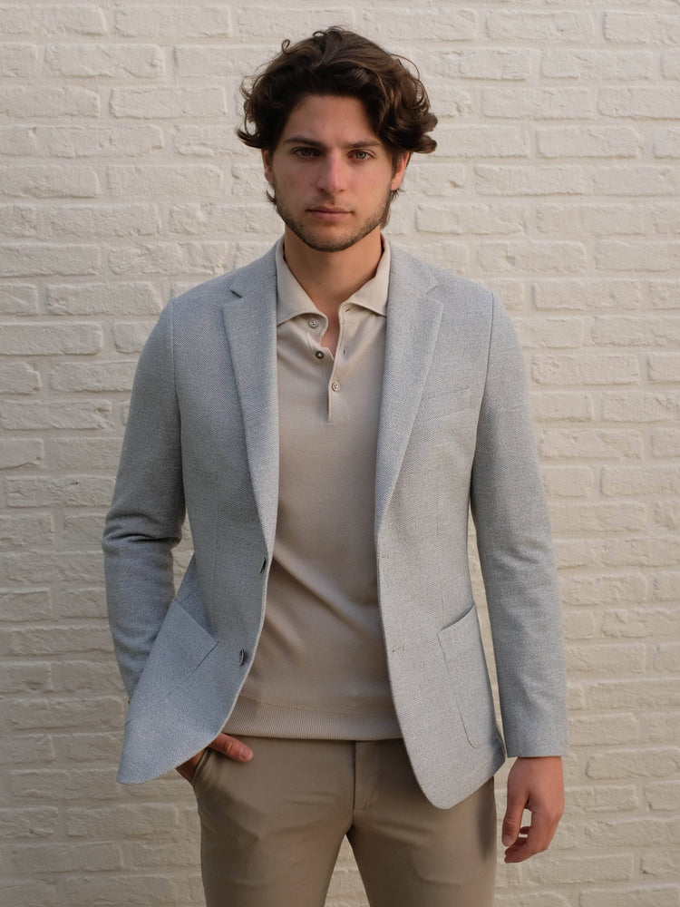 GENTILUOMO - Blazer Bergomi Stretch Grijs Blazers & kostuums Gentiluomo 