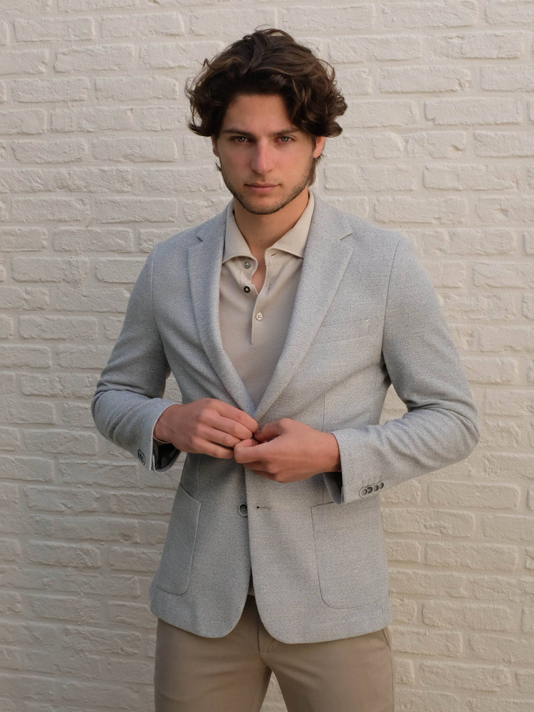 
                  
                    GENTILUOMO - Blazer Bergomi Stretch Grijs Blazers & kostuums Gentiluomo 
                  
                