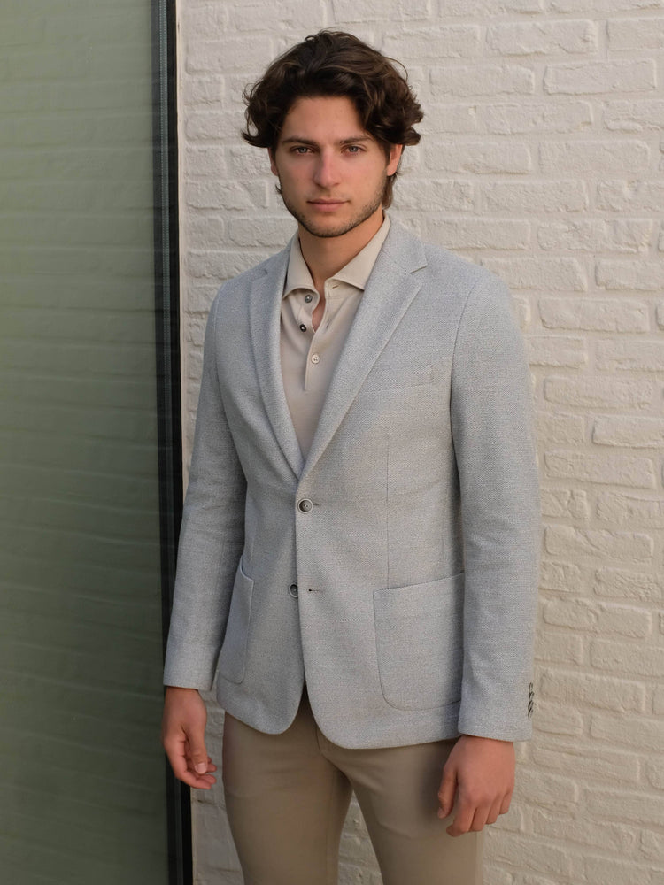 
                  
                    GENTILUOMO - Blazer Bergomi Stretch Grijs Blazers & kostuums Gentiluomo 
                  
                
