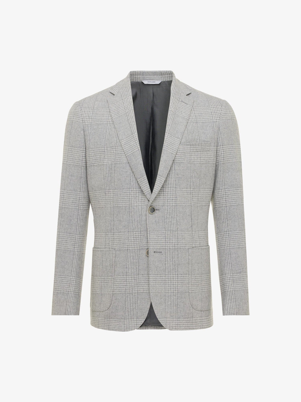 GENTILUOMO - Blazer Wol Geruit Lichtgrijs Blazers & kostuums Gentiluomo 