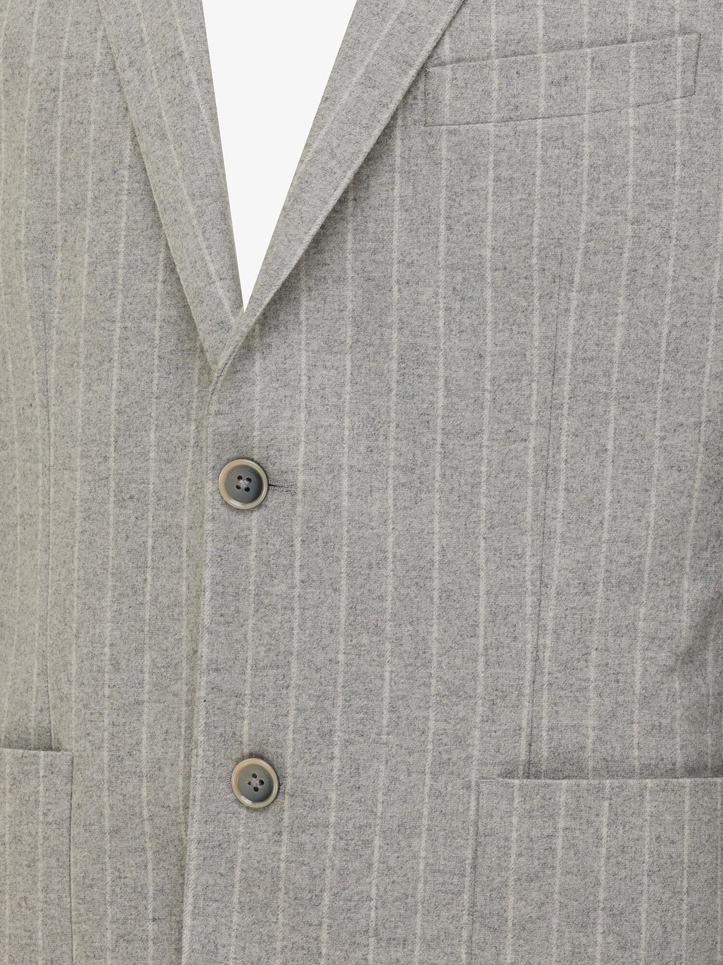GENTILUOMO - Blazer Wol Stretch Lichtgrijs Blazers & kostuums Gentiluomo 
