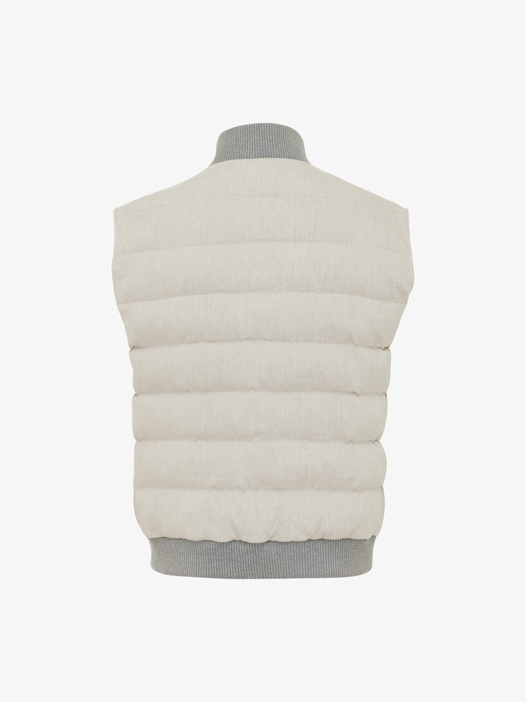 GENTILUOMO - Bodywarmer Beige/Grijs Jassen Gentiluomo 