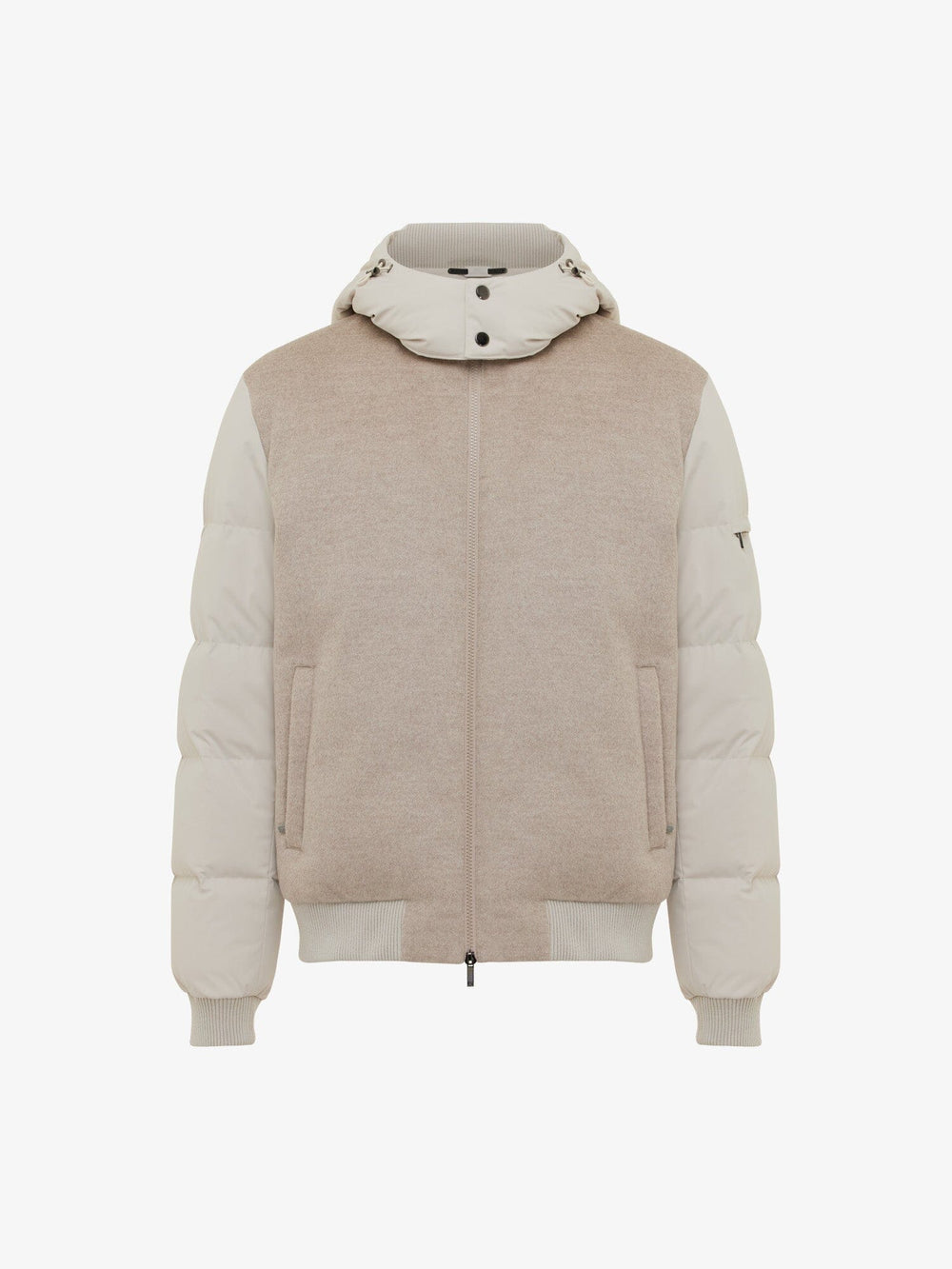 GENTILUOMO - Bomber Jacket Wool Beige Jassen Gentiluomo 