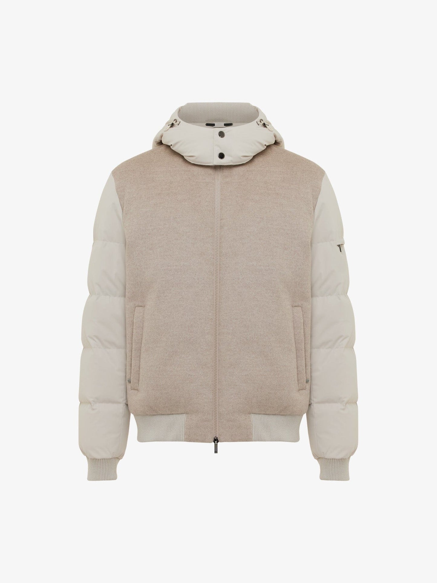 GENTILUOMO - Bomber Jacket Wool Beige Jassen Gentiluomo 