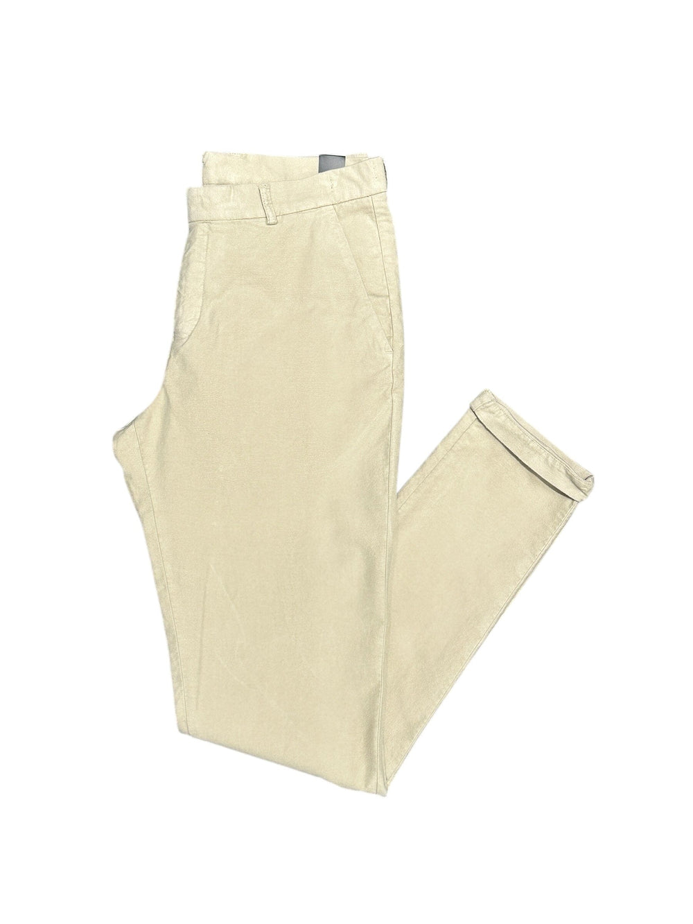 GENTILUOMO - Broek Corso Moleskin Grijsbeige Broeken Gentiluomo 