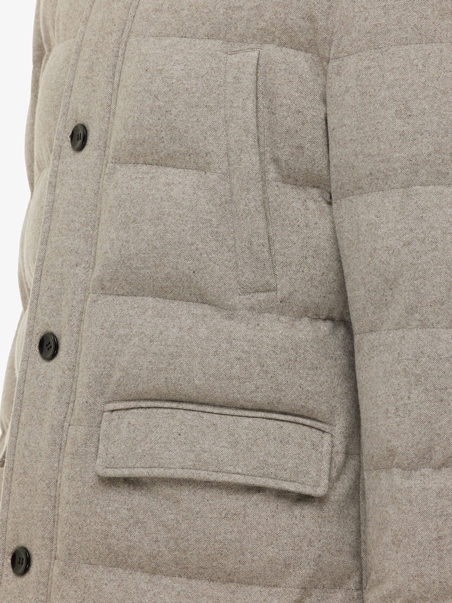 GENTILUOMO - Brunello Wool Winter Coat Beige Jassen Gentiluomo 