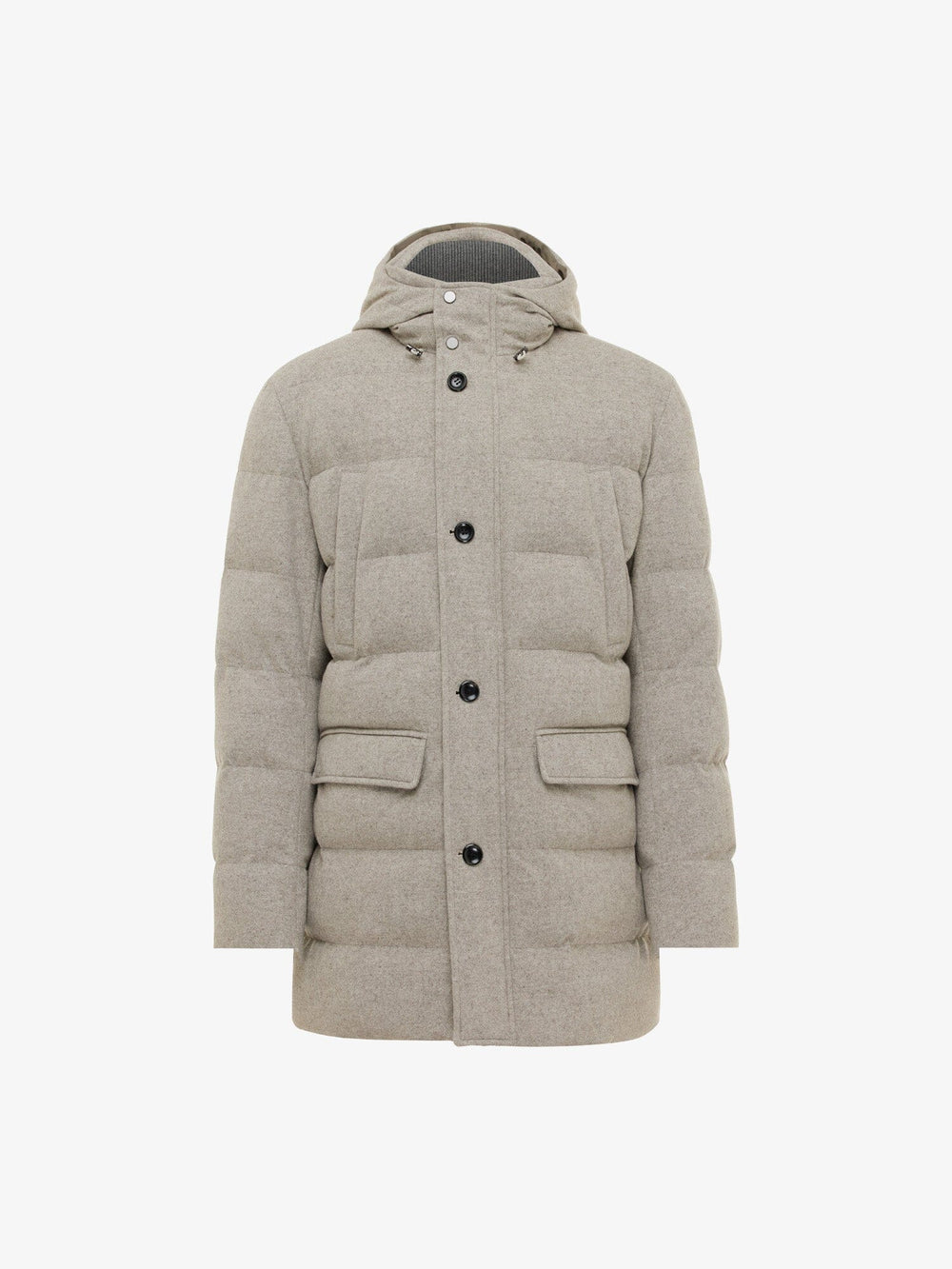 GENTILUOMO - Brunello Wool Winter Coat Beige Jassen Gentiluomo 