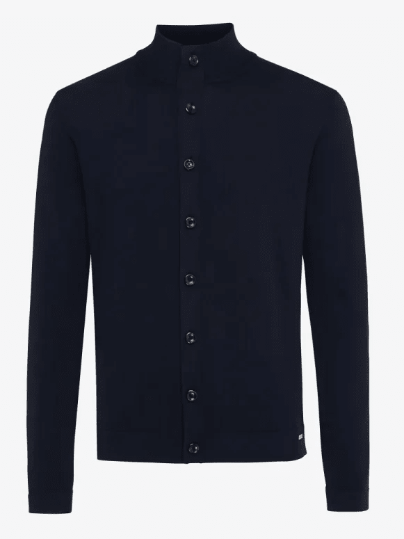 
                  
                    GENTILUOMO - Cardigan Met Knopen Tech Blauw Truien Gentiluomo 
                  
                