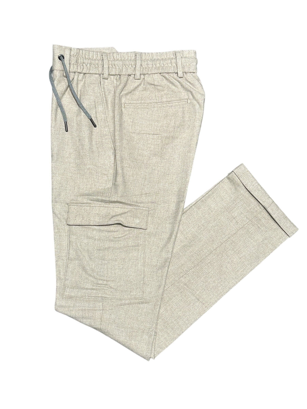 GENTILUOMO - Cargo Gulia Wool Beige Broeken Gentiluomo 