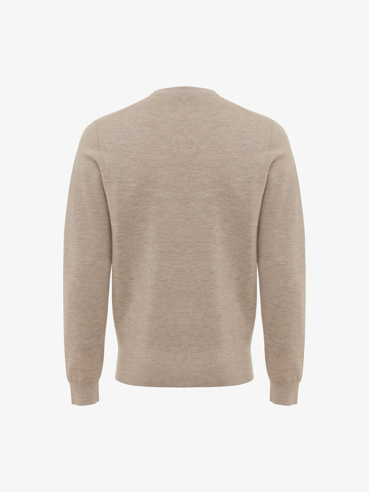 
                  
                    GENTILUOMO - Clean Rondneck Merino Beige Truien Gentiluomo 
                  
                