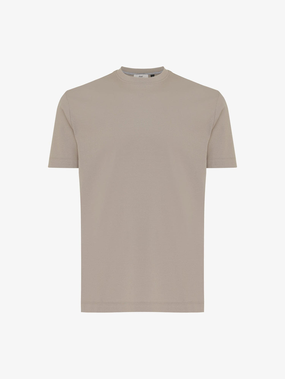 GENTILUOMO - Gemerceriseerd Katoen T-Shirt Beige T-shirts Gentiluomo 