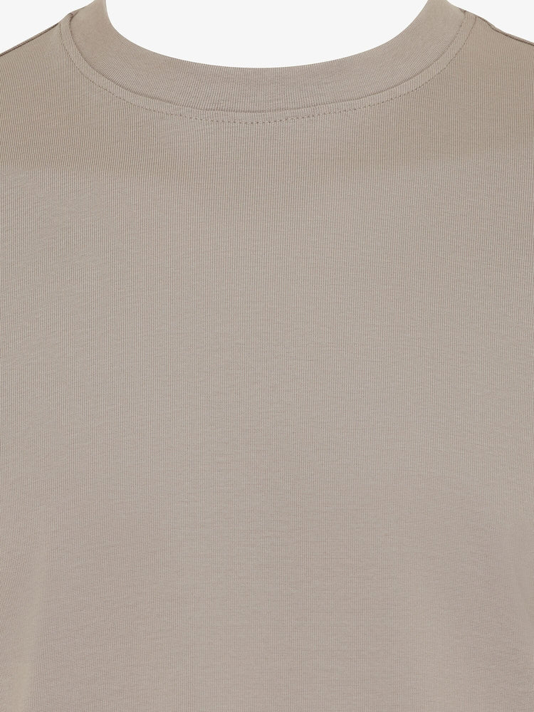 GENTILUOMO - Gemerceriseerd Katoen T-Shirt Beige T-shirts Gentiluomo 