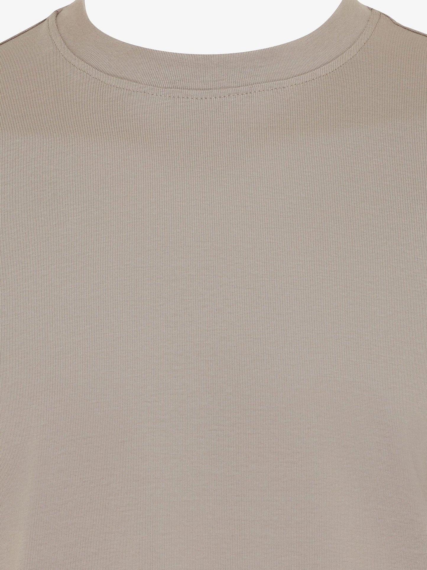 GENTILUOMO - Gemerceriseerd Katoen T-Shirt Beige T-shirts Gentiluomo 