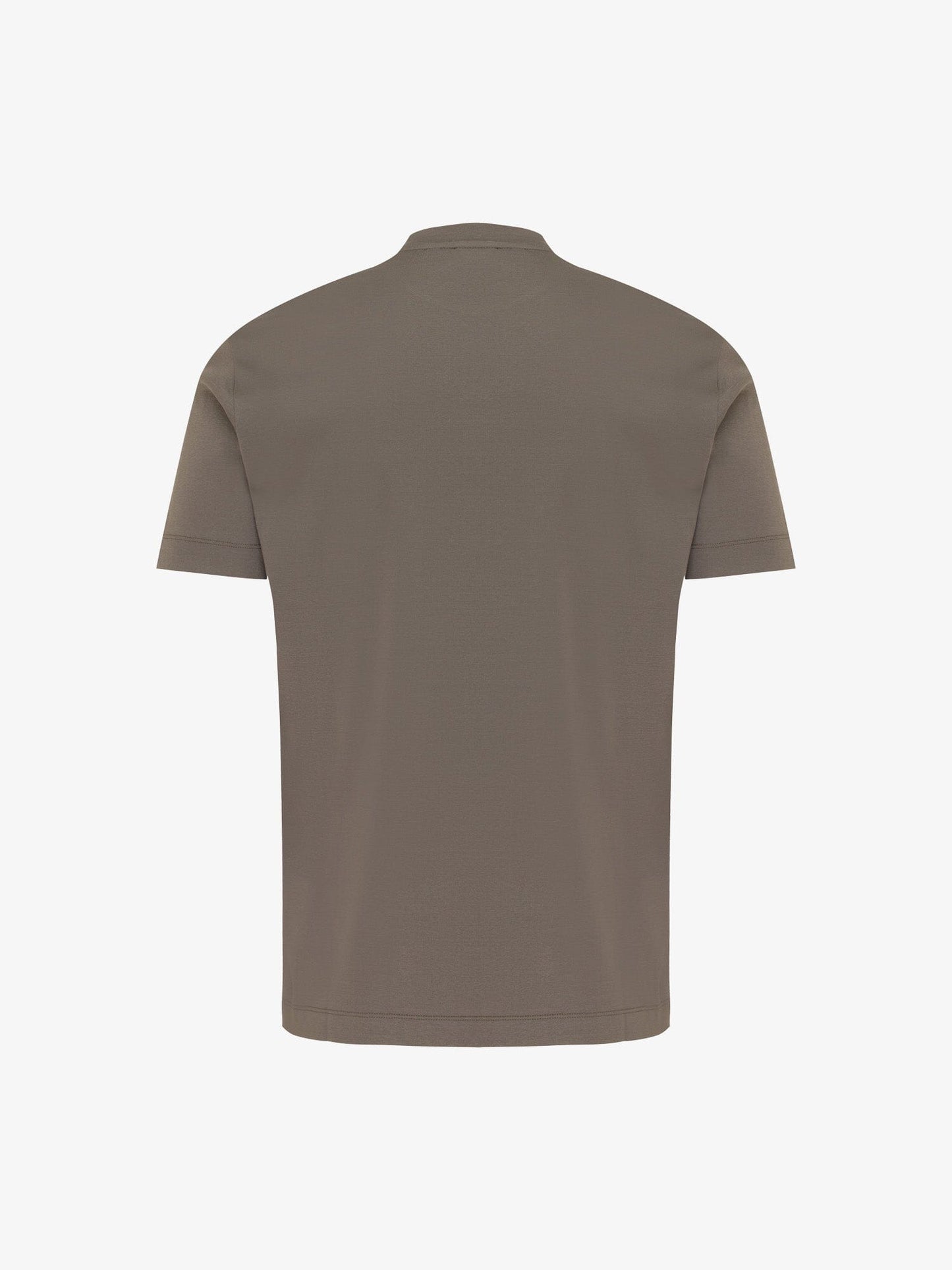 
                  
                    GENTILUOMO - Gemerceriseerd Katoen T-Shirt Taupe T-shirts Gentiluomo 
                  
                