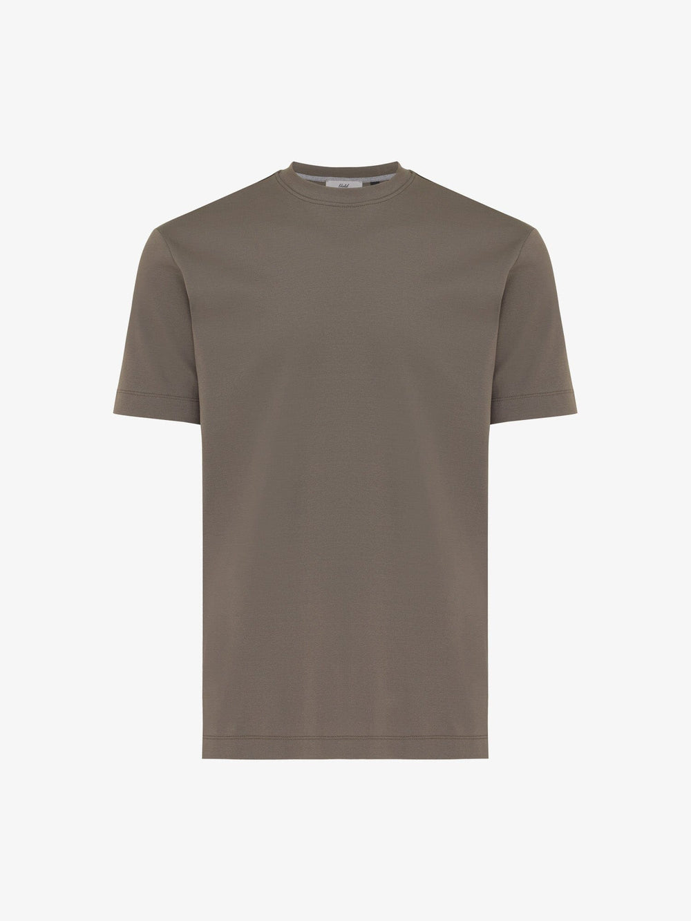 GENTILUOMO - Gemerceriseerd Katoen T-Shirt Taupe T-shirts Gentiluomo 