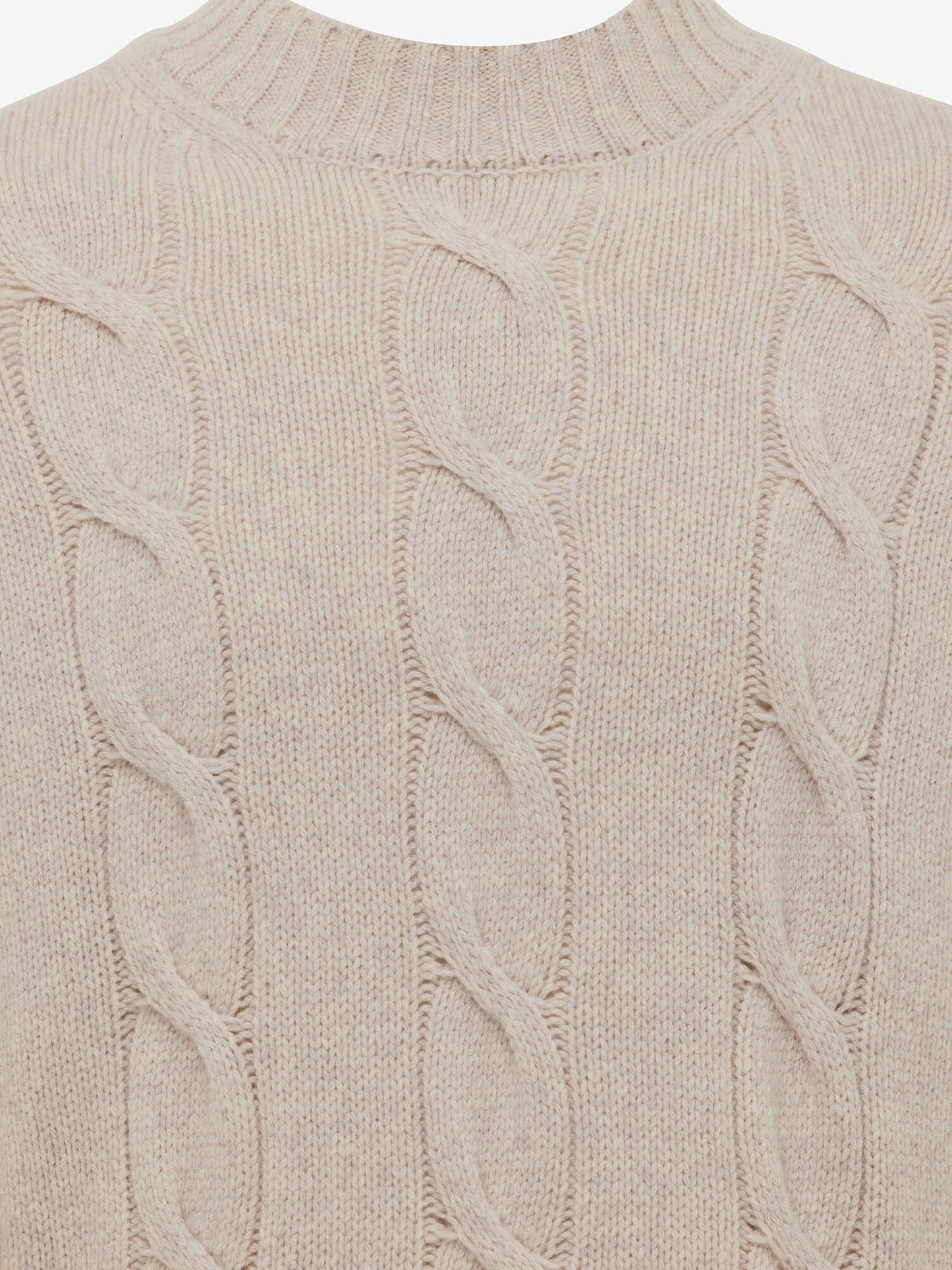 
                  
                    GENTILUOMO - Gold Merino Kabel Knit Beige Truien Gentiluomo 
                  
                