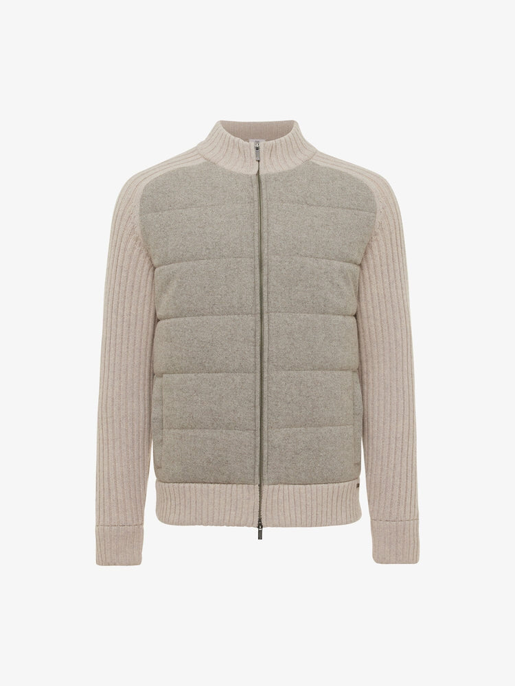GENTILUOMO - Gold Padded Jasje Beige Truien Gentiluomo 
