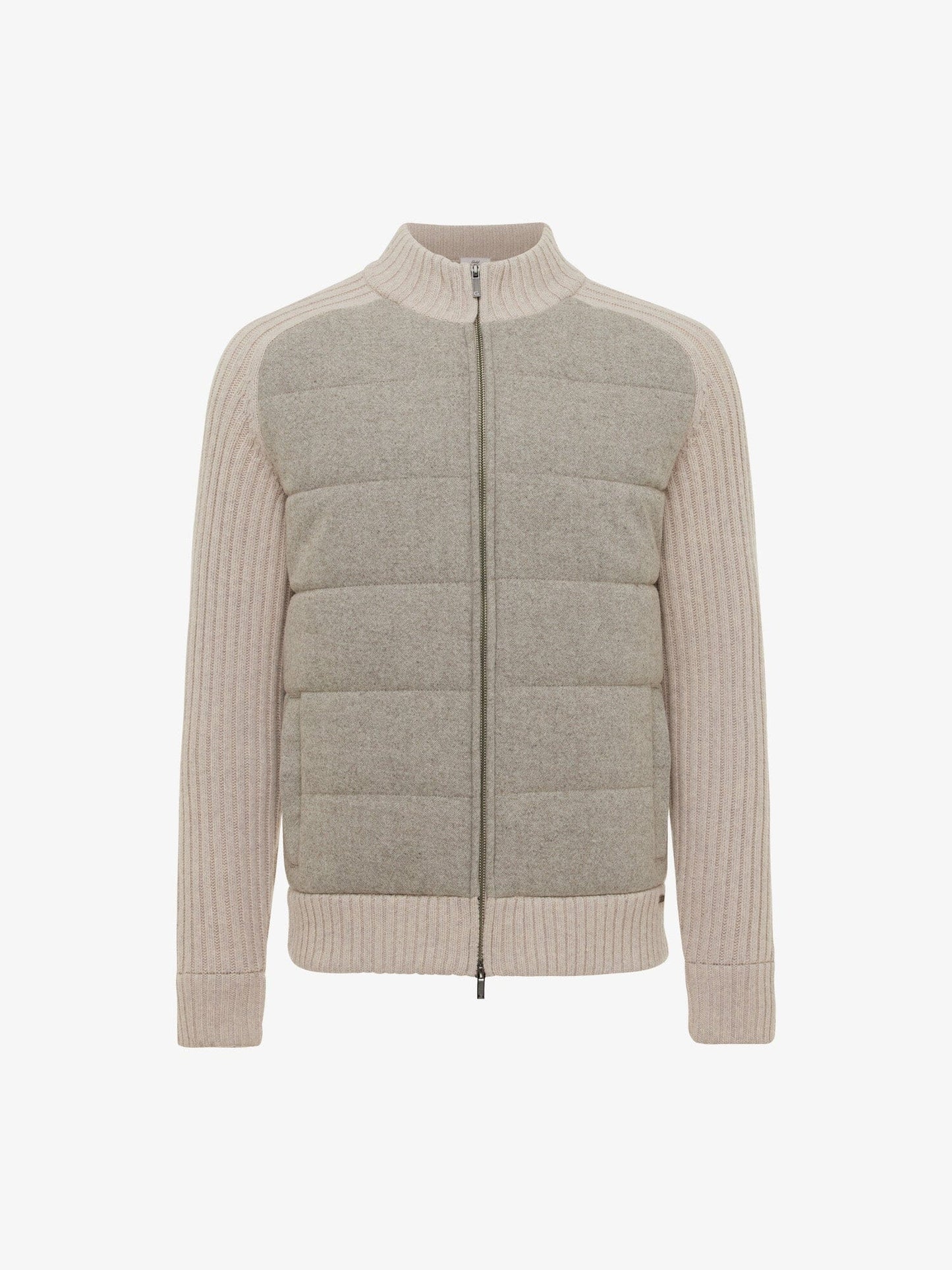 GENTILUOMO - Gold Padded Jasje Beige Truien Gentiluomo 