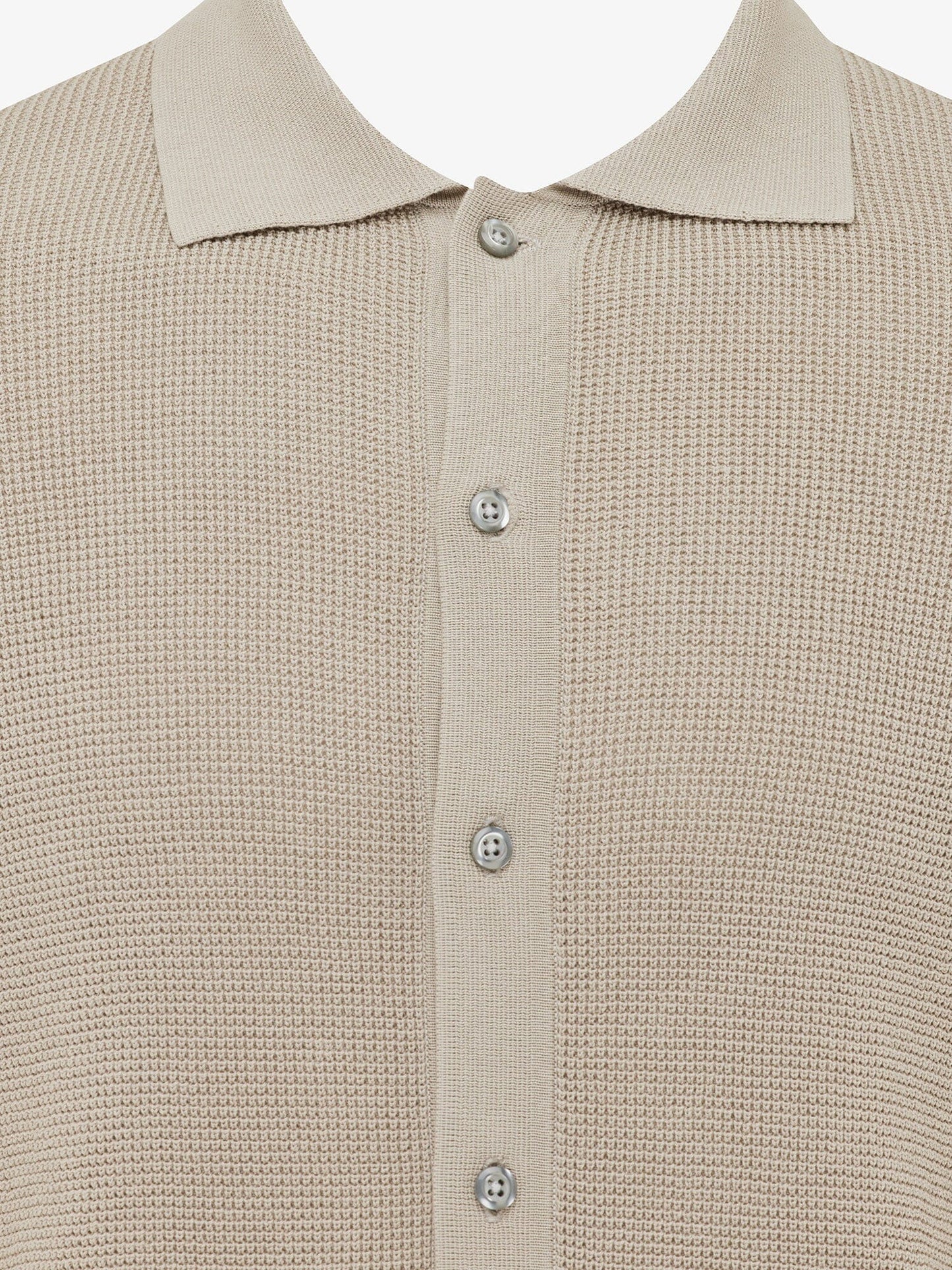 
                  
                    GENTILUOMO - Gold Polo Cardigan Beige Hemden Gentiluomo 
                  
                