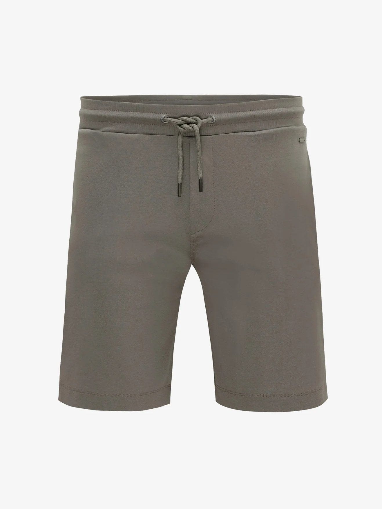 GENTILUOMO - Gold Short Germerceriseerd Katoen Taupe Shorts Gentiluomo 