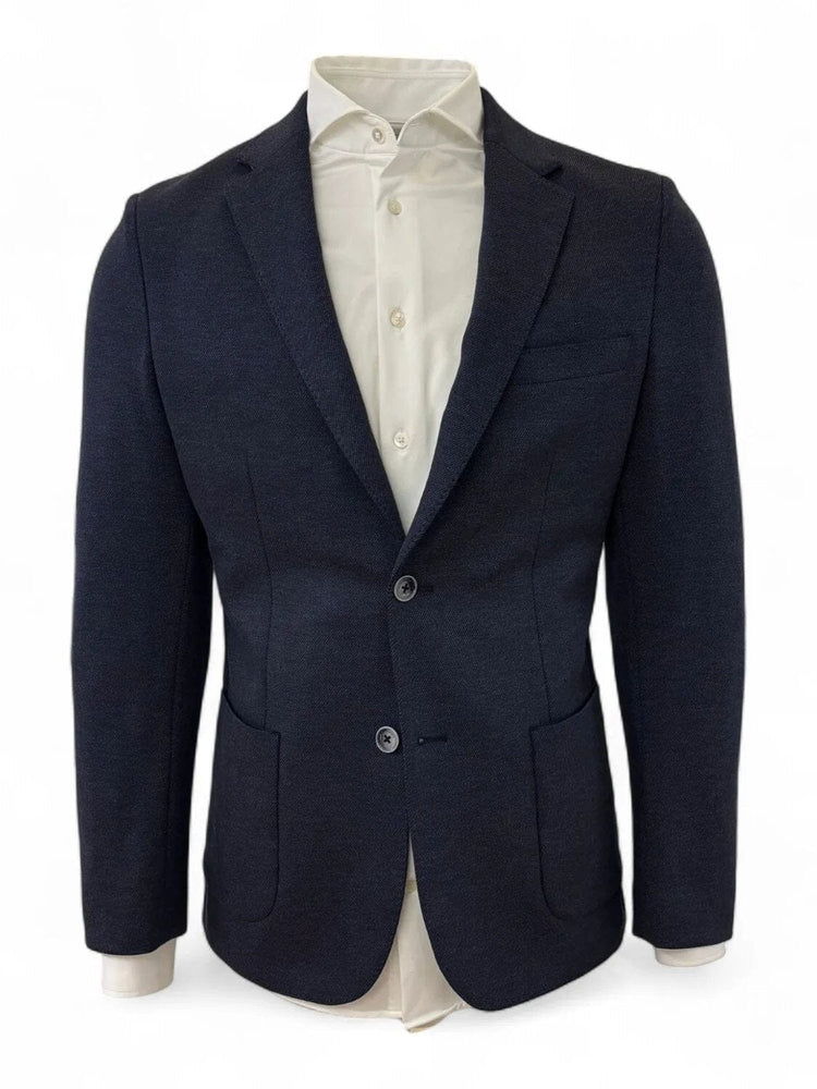 GENTILUOMO - Gold Stretch Blazer Blauw Blazers & kostuums Gentiluomo 