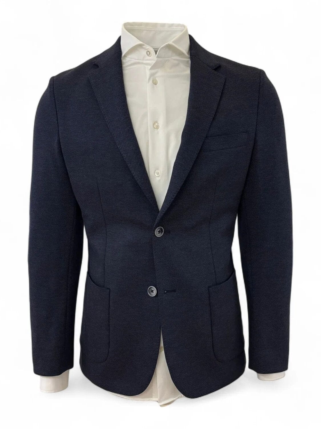 GENTILUOMO - Gold Stretch Blazer Blauw Blazers & kostuums Gentiluomo 