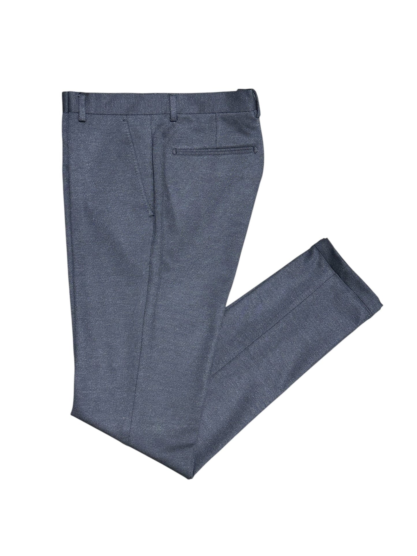 GENTILUOMO - Gold Stretch Broek Blauw Broeken Gentiluomo 