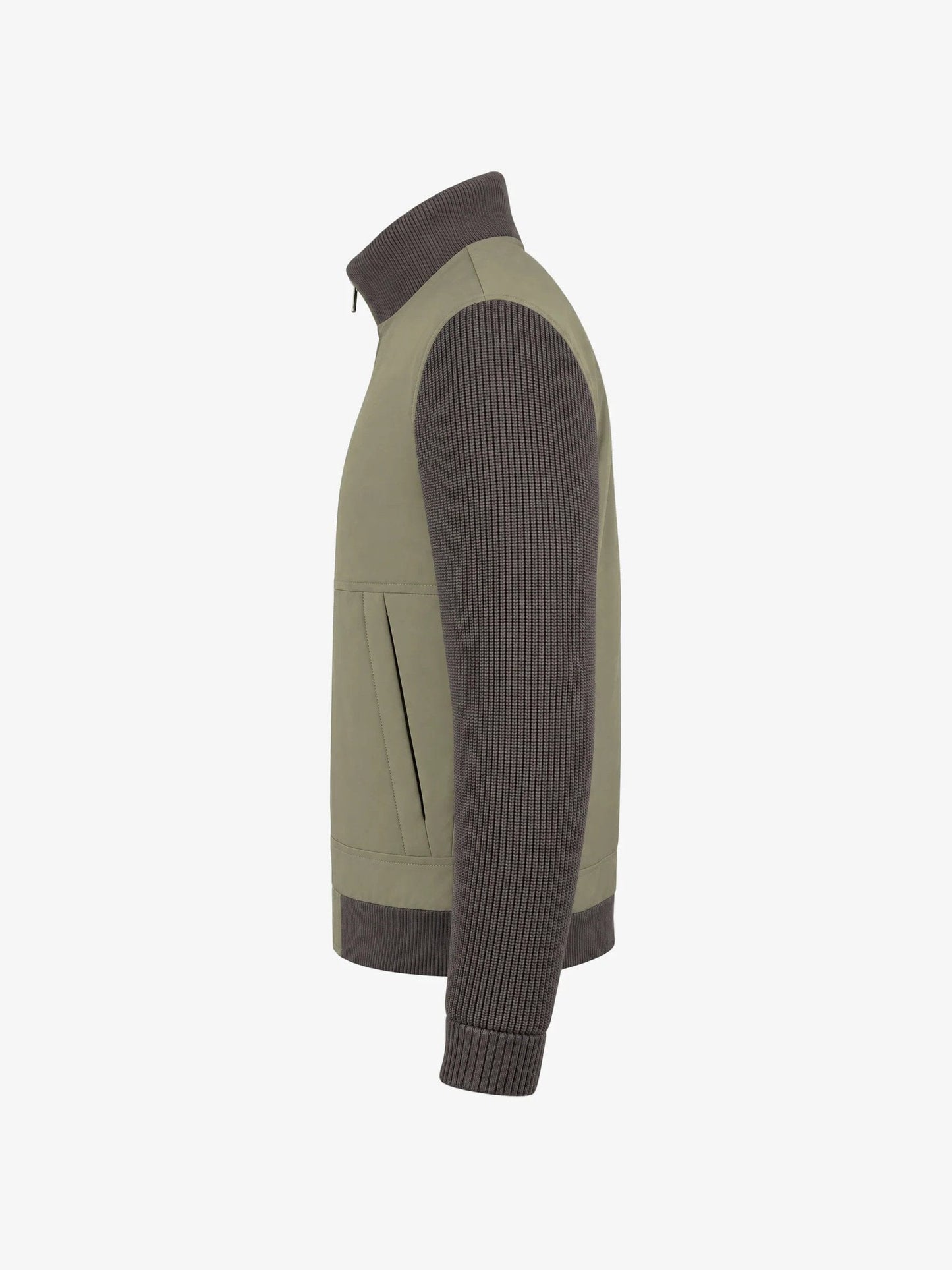
                  
                    GENTILUOMO - Jack Bragaz Wol Nylon Groen Jassen Gentiluomo 
                  
                