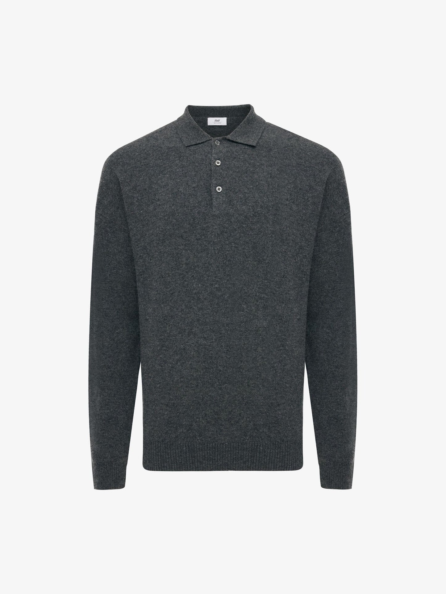 
                  
                    GENTILUOMO - Longsleeve Button Polo Donkergrijs Wool Cashmere Truien Gentiluomo 
                  
                