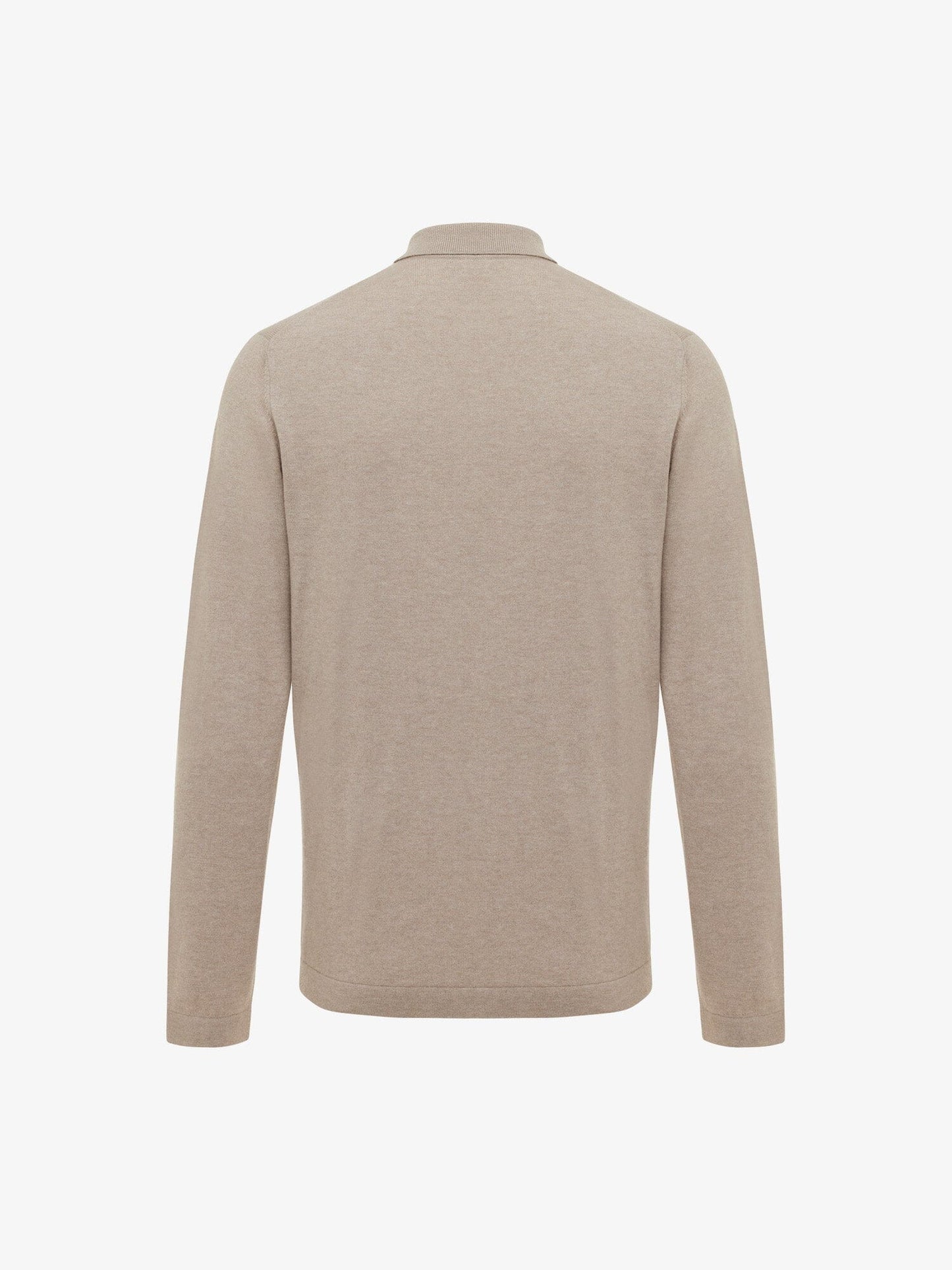 
                  
                    GENTILUOMO - Longsleeve Zip Polo Beige Truien Gentiluomo 
                  
                