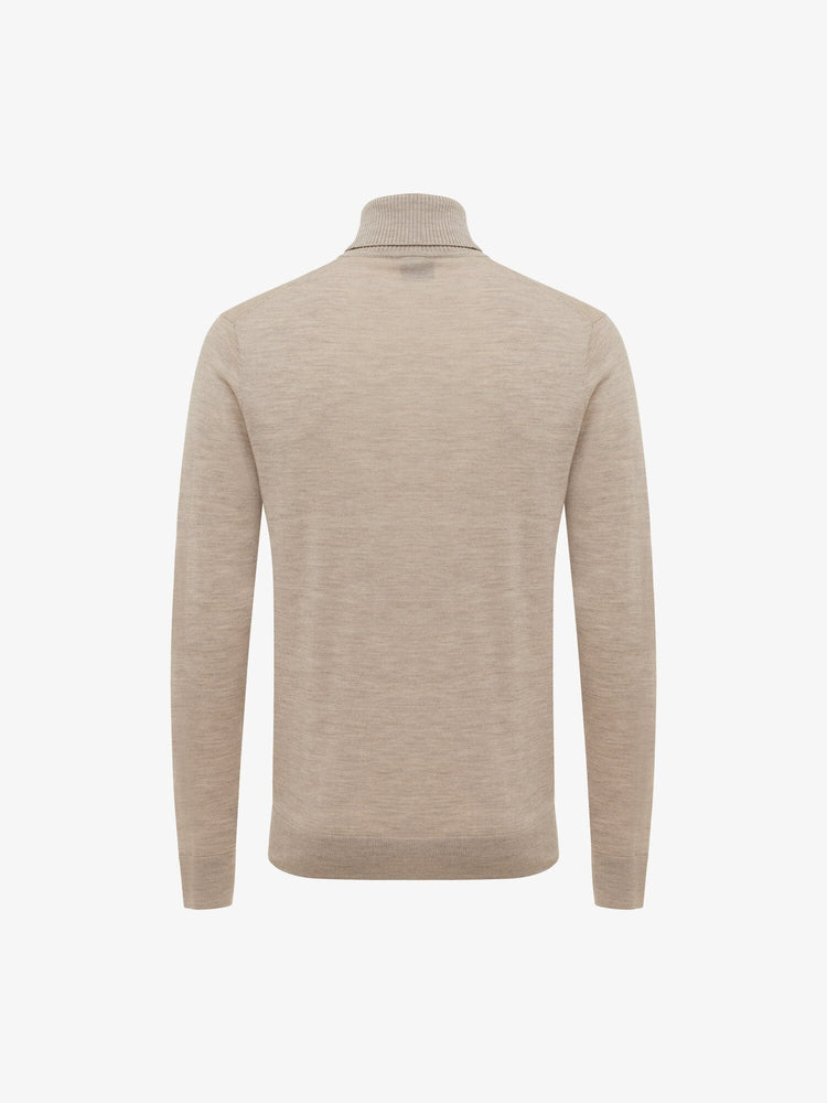 
                  
                    GENTILUOMO - Merino Rolkraag Beige Truien Gentiluomo 
                  
                