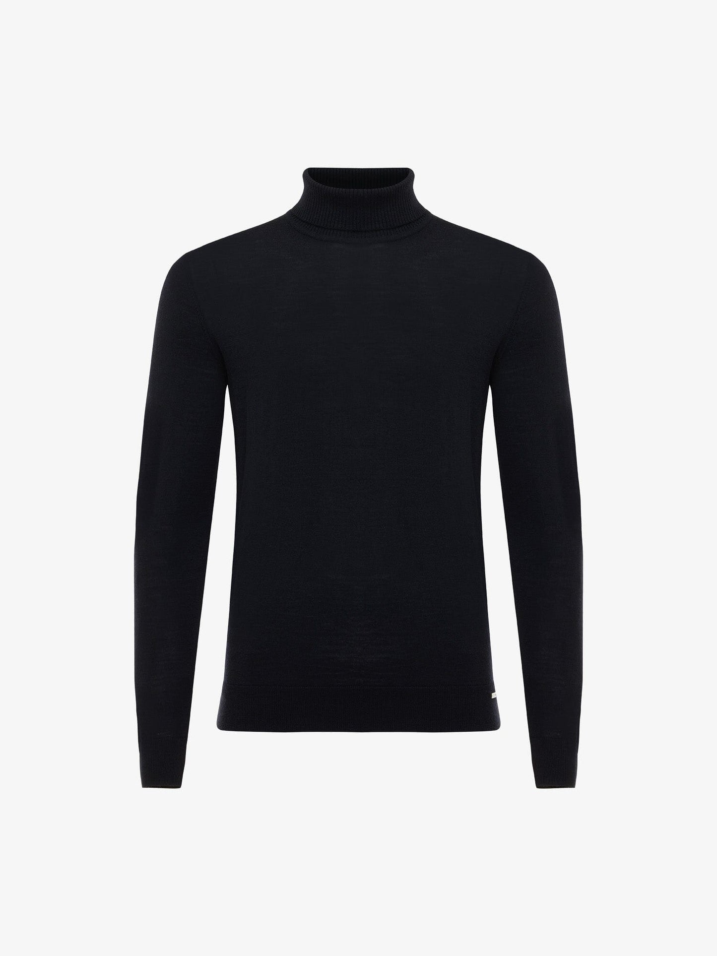 GENTILUOMO - Merino Rolkraag Donkerblauw Truien Gentiluomo 