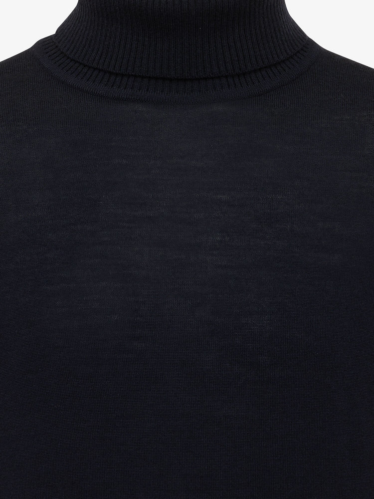 GENTILUOMO - Merino Rolkraag Donkerblauw Truien Gentiluomo 