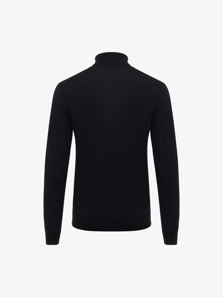 
                  
                    GENTILUOMO - Merino Rolkraag Donkerblauw Truien Gentiluomo 
                  
                