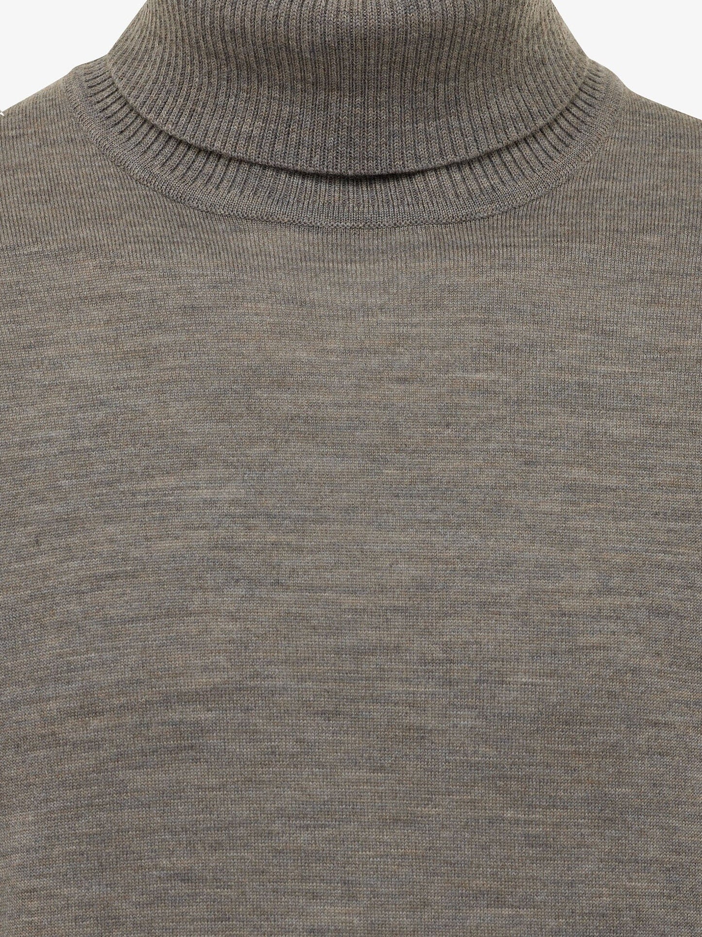 GENTILUOMO - Merino Rolkraag Taupe Truien Gentiluomo 