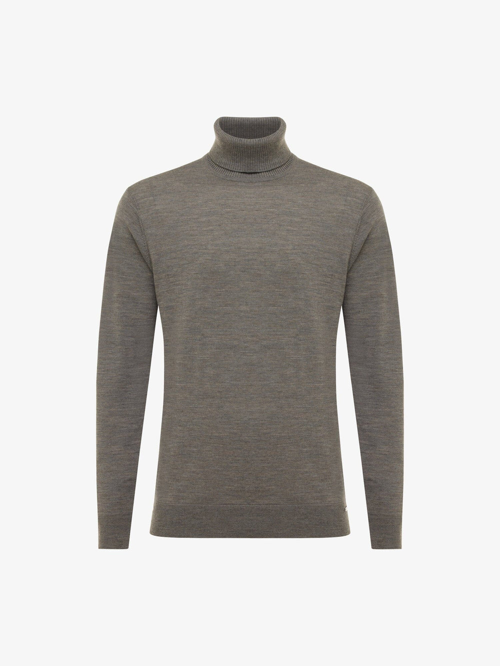 GENTILUOMO - Merino Rolkraag Taupe Truien Gentiluomo 
