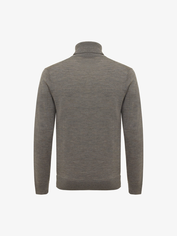 
                  
                    GENTILUOMO - Merino Rolkraag Taupe Truien Gentiluomo 
                  
                