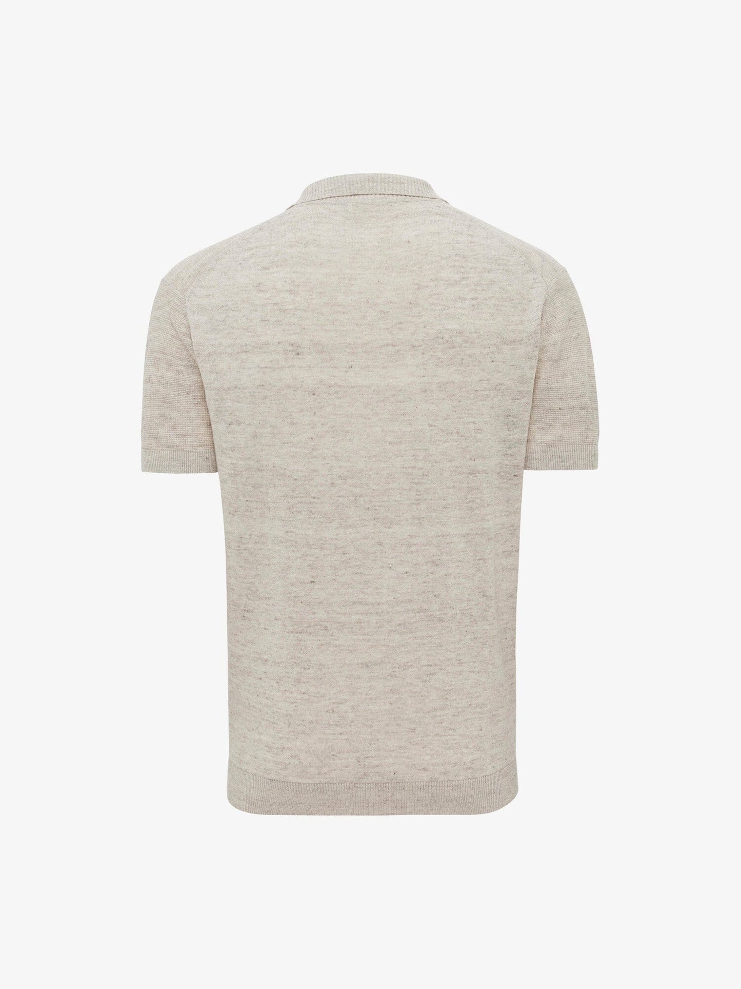 GENTILUOMO - Open Collar Polo Beige Truien Gentiluomo 
