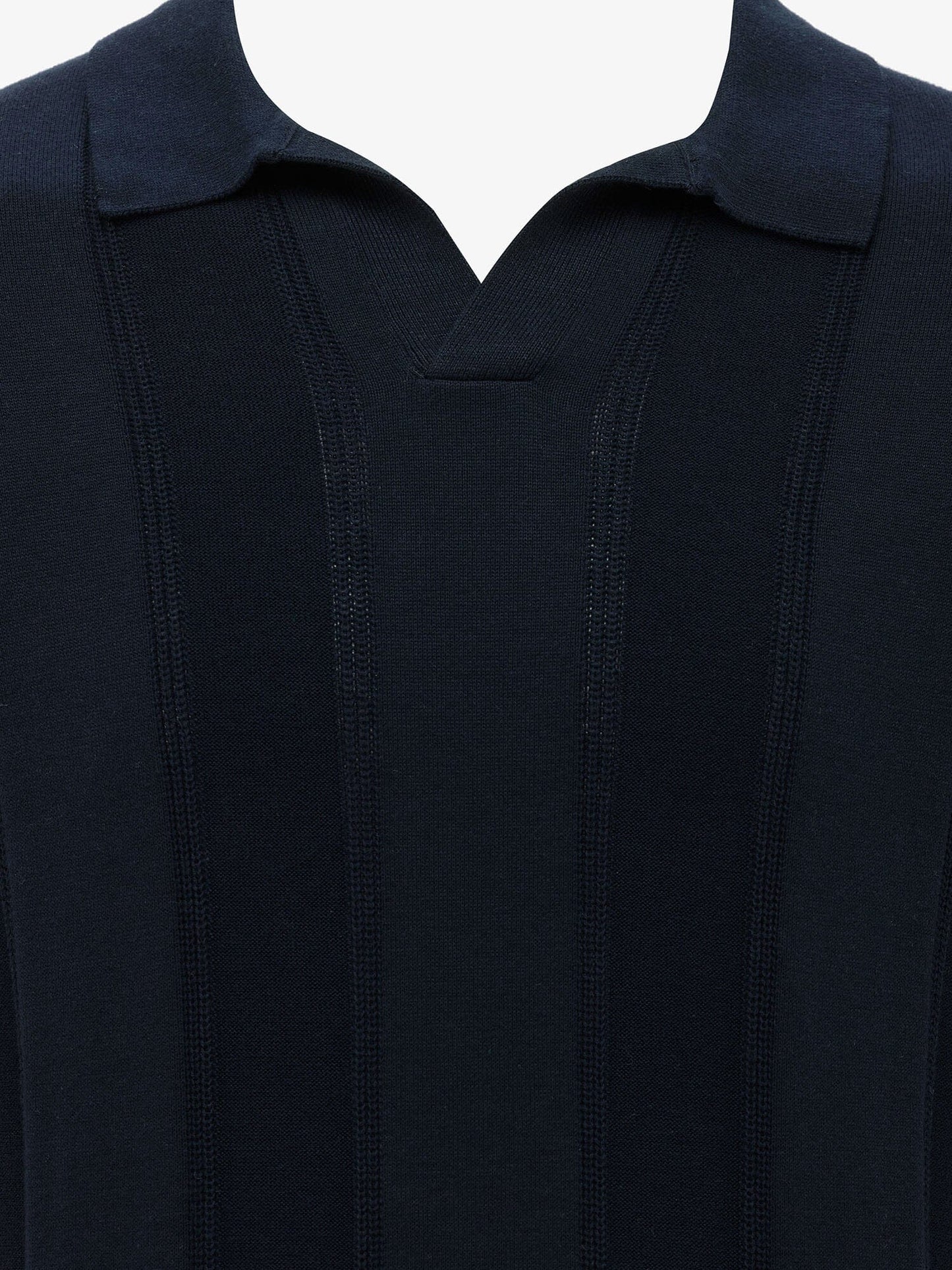 
                  
                    GENTILUOMO - Open Collar Polo Donkerblauw Polo's Gentiluomo 
                  
                