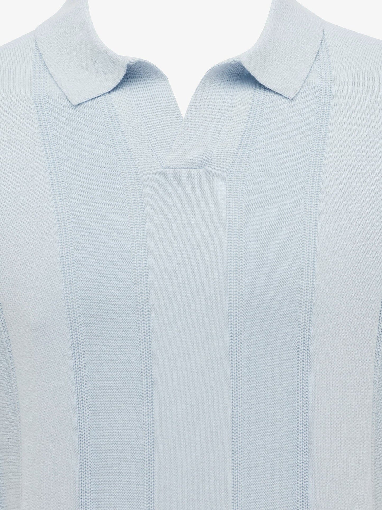 
                  
                    GENTILUOMO - Open Collar Polo Lichtblauw Polo's Gentiluomo 
                  
                