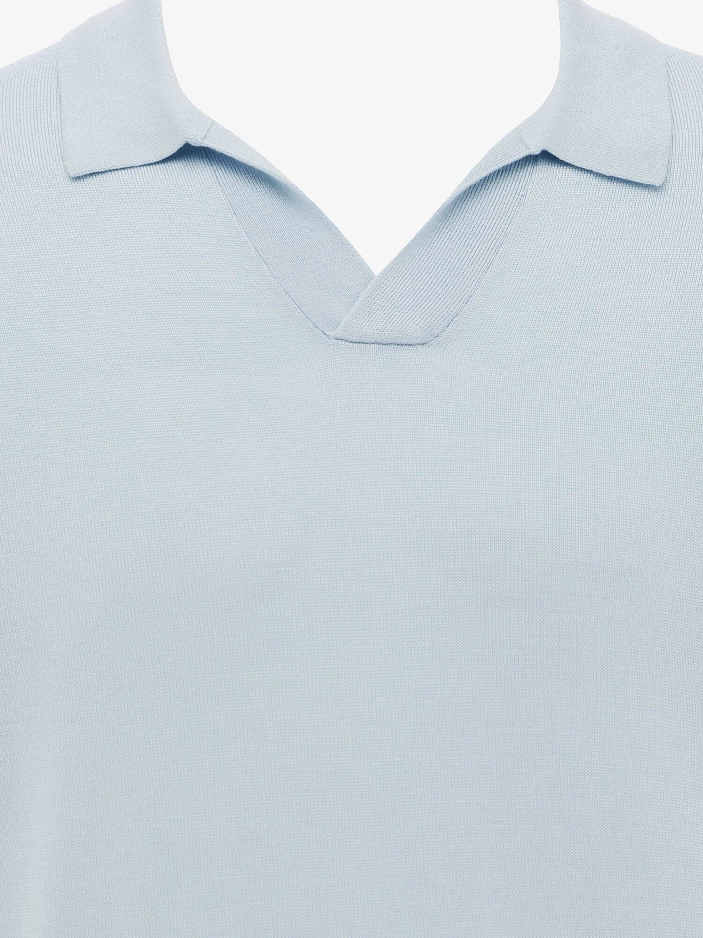 
                  
                    GENTILUOMO - Open Collar Polo Lichtblauw Polo's Gentiluomo 
                  
                