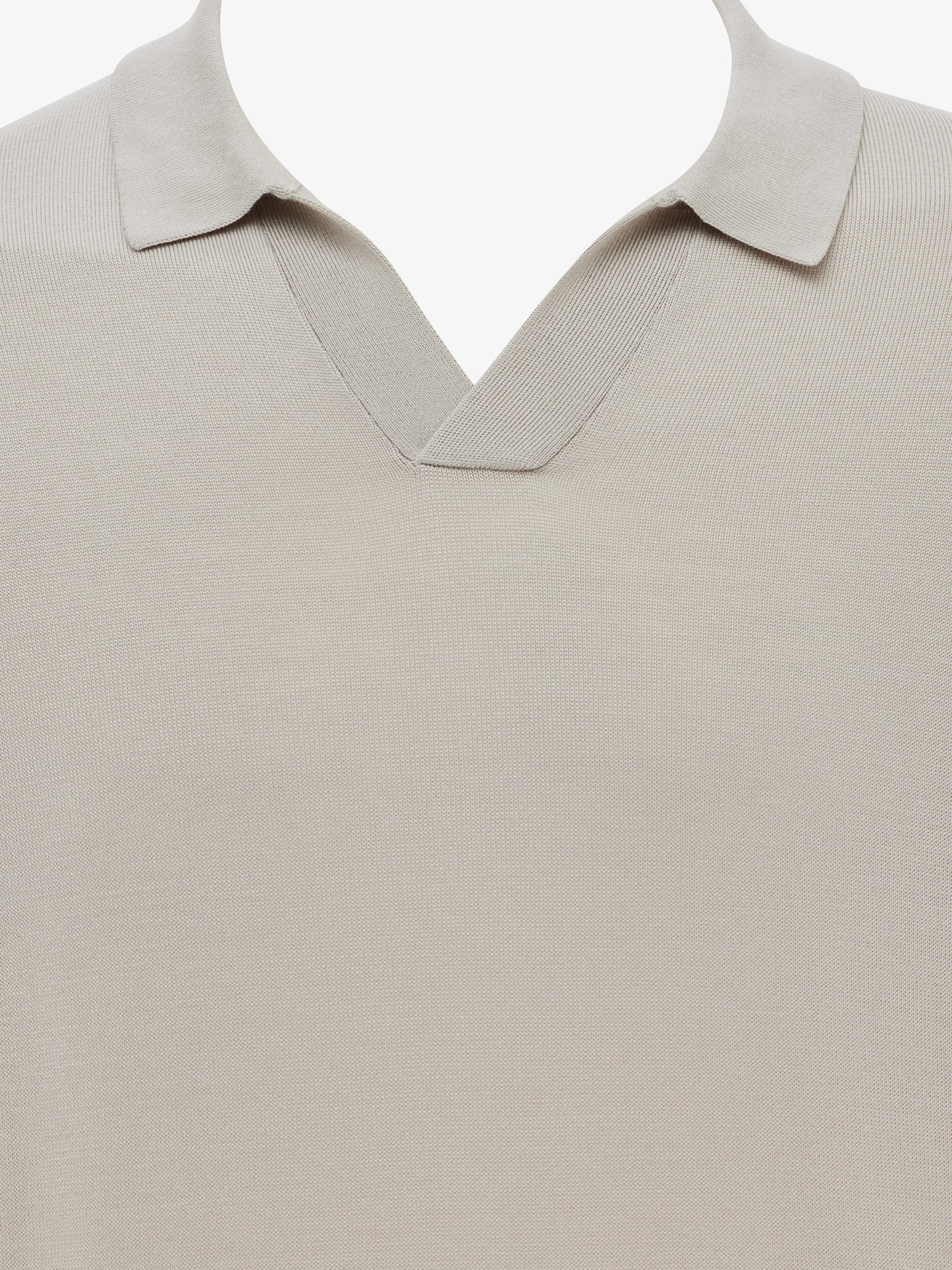 
                  
                    GENTILUOMO - Open Collar Polo Lichtgrijs Polo's Gentiluomo 
                  
                