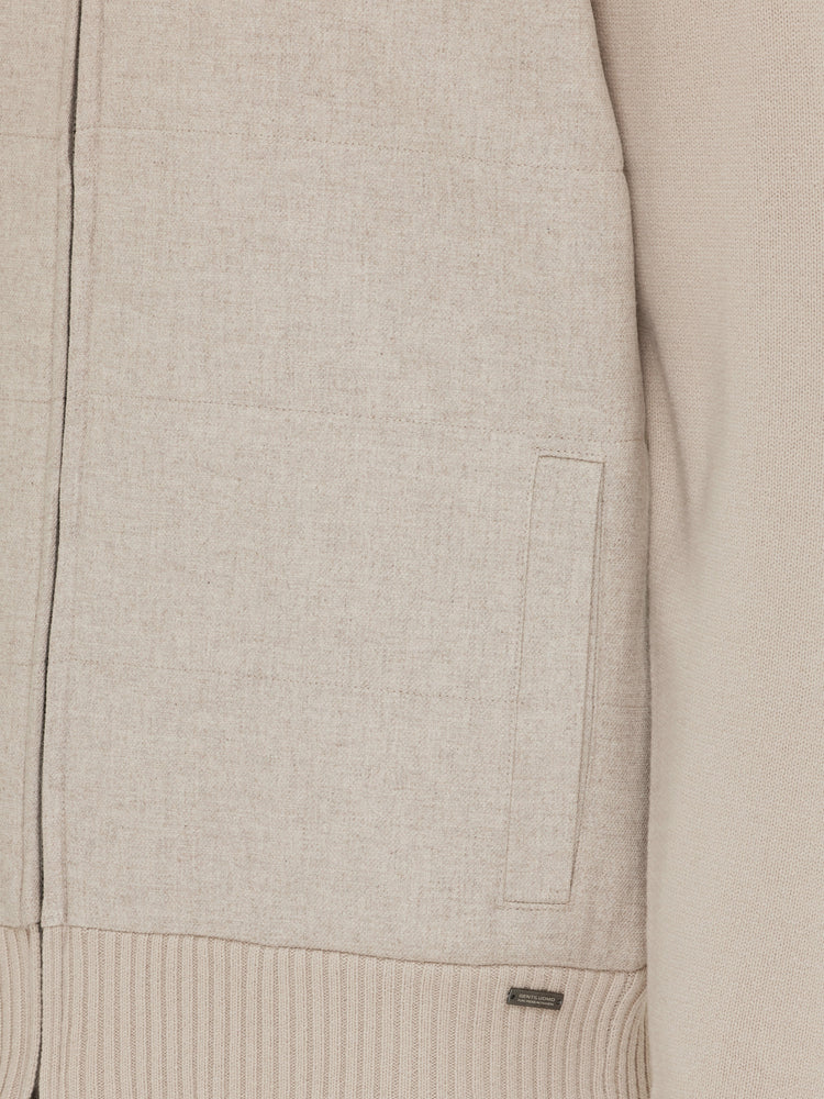 GENTILUOMO - Padded Jasje Beige Truien Gentiluomo 