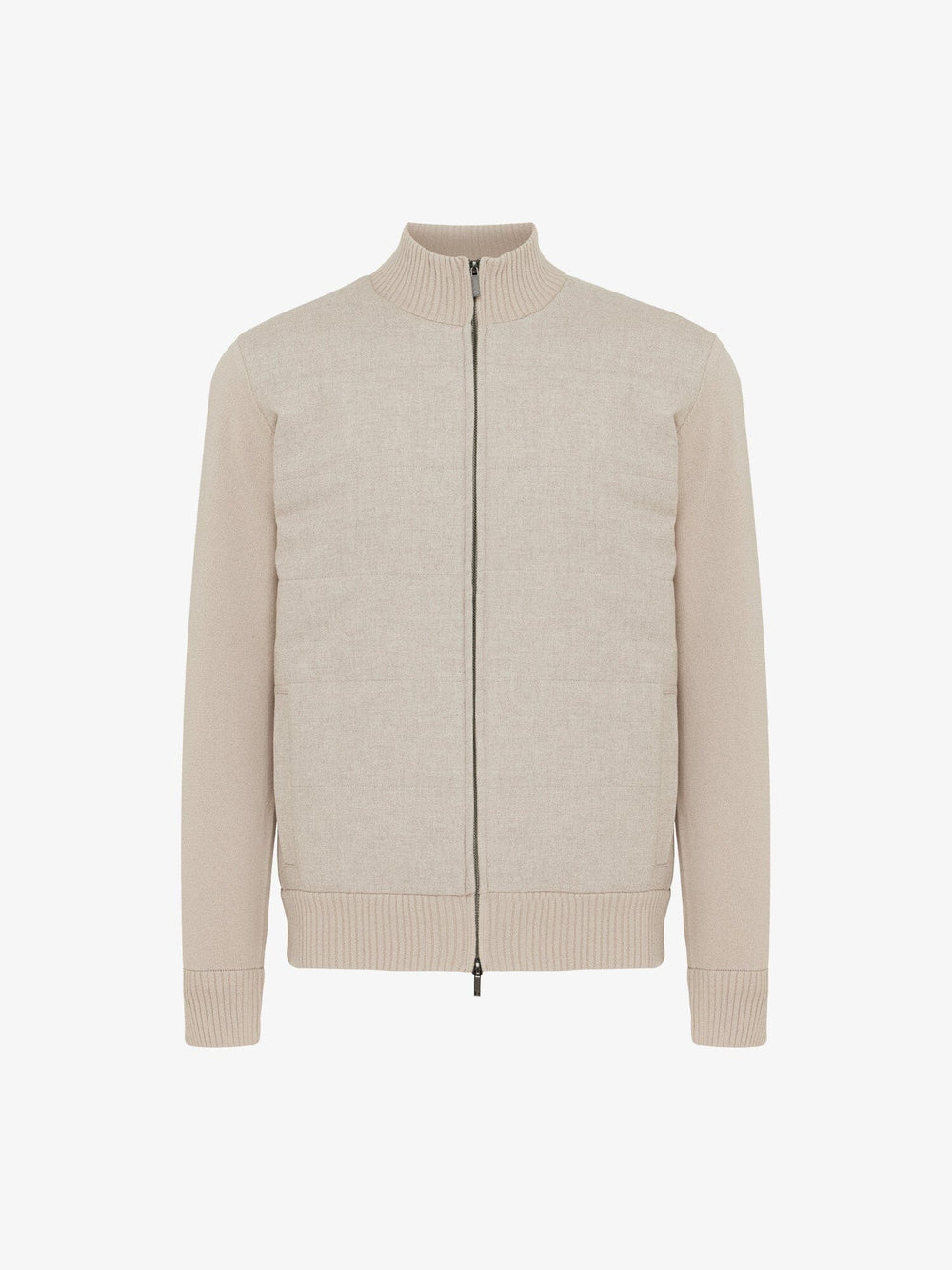 GENTILUOMO - Padded Jasje Beige Truien Gentiluomo 