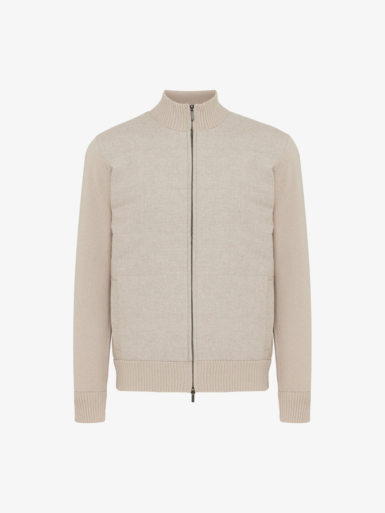 GENTILUOMO - Padded Jasje Beige Truien Gentiluomo 