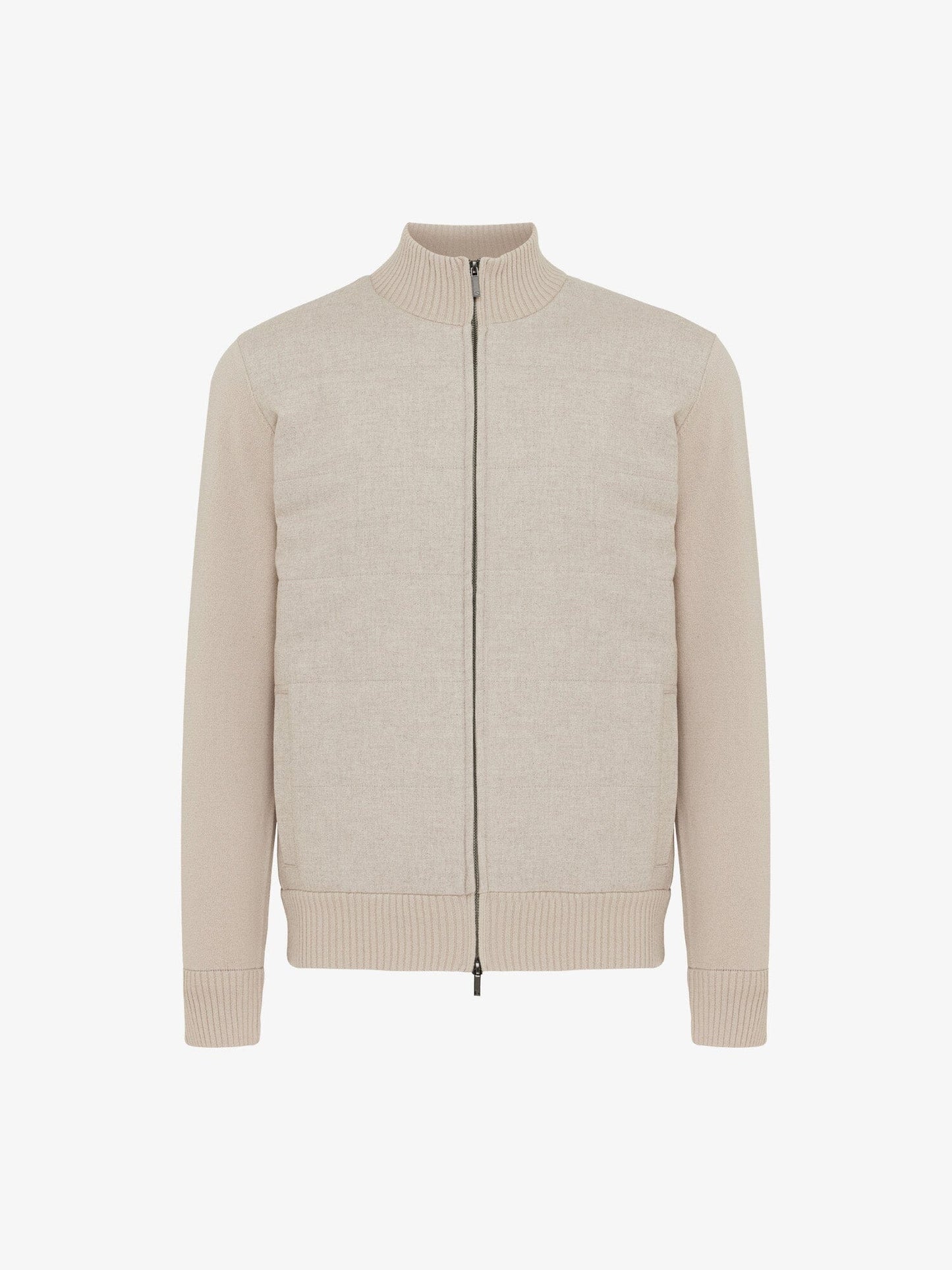 GENTILUOMO - Padded Jasje Beige Truien Gentiluomo 