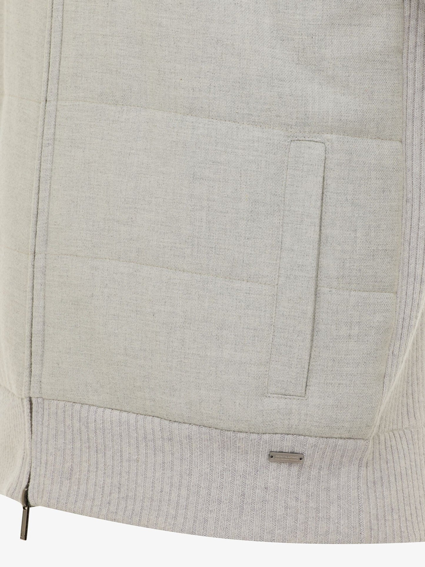 GENTILUOMO - Padded Jasje Grijs Beige Truien Gentiluomo 