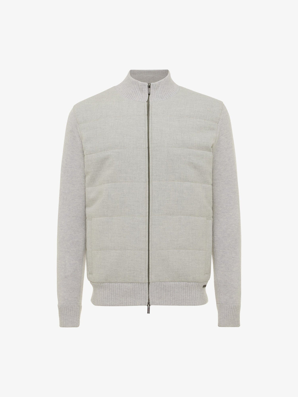 GENTILUOMO - Padded Jasje Grijs Beige Truien Gentiluomo 