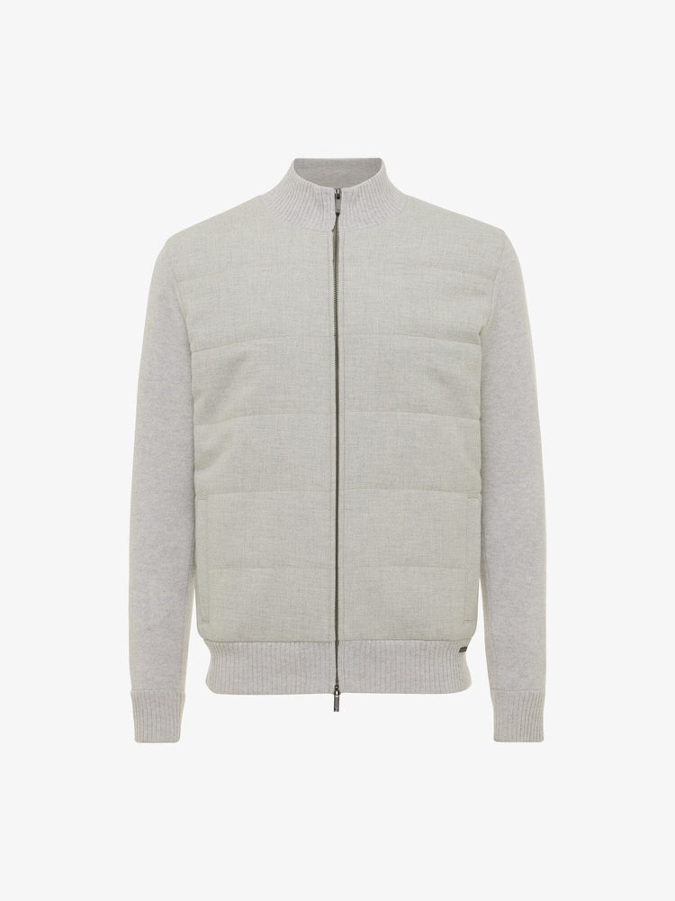 GENTILUOMO - Padded Jasje Grijs Beige Truien Gentiluomo 